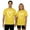 Yellow, variant on KHONTS Valentine's Day Sweat Heart T Shirts for Couple Women and Men Crew Neck Short Sleeve T Shirt Fashion Casual Tees Yellow XL