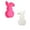 C, variant on Cute Rabbit Shape Scented Candle Silicone Mold for DIY Plaster Animal Ornament Valentine Day Craft Kit Home Decor Romantic Gift Idea for Couples Friends Family Bathroom Bedroom Table Centerpiece