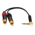 thumbnail image 2 of Cable de Adaptador de 3.5mm Varón de ángulo de 90mm 90  degree Cable de Micrófono XLR, 2 of 7