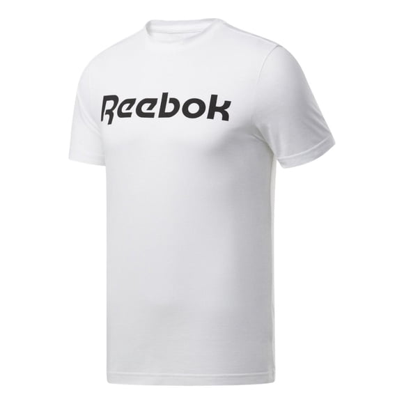 Playera Reebok Hombre Caballero Blanco Entrenamiento Graphic blanco L