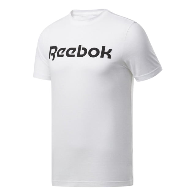 Playera Reebok Hombre Caballero Blanco Entrenamiento Graphic blanco M