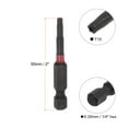 thumbnail image 2 of Unique Bargains T15 Magnetic Security Impact Torx Screwdriver Bit 1/4' Hex Shank 2' Length, 2 Pack, 2 of 5