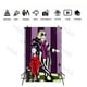 thumbnail image 3 of Banner de Beetlejuice It's Showtime, telón de fondo, película clásica de terror, decoraciones para fiestas de cumpleaños de Halloween y suministros para el hogar, vinilo, 3 of 5