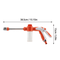 thumbnail image 3 of Heavy Duty High Pressure Washer Spray Gun with Quick Attach Soap Foam Cannon Bottle Adjustable Metal Garden Hose Nozzle Extension Wand for Automotive Car Wash Fleet Detailing Patio Yard Cleaning, 3 of 6