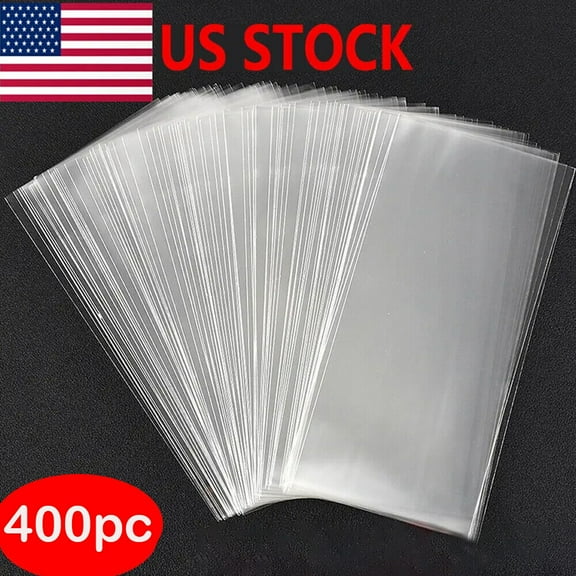 400PCS Currency Sleeves Bill Holder Plastic Paper Money Holders for Collectors