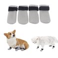 thumbnail image 1 of 4Pcs Cat Small Dog Nail Caps Claw Covers Shoes  Socks Anti-Scratch Pet Grooming Booties Bathing Shaving, 1 of 8