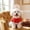 Red L, variant on LACKUST Dog Costume with Hat, Pet Halloween Costume for Small Medium Dogs and Cats, Cosplay Outfit Red White Gold Robe Set, S M L XL