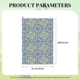 thumbnail image 2 of Golf Towels for Golf Bags For Men Women - vintage Italian majolica style pattern 24x16in Absorbent Quick Drying Golf Towel for Cleaning Golf Ball Club Golf Bag Accessories with Carabiner, 2 of 8