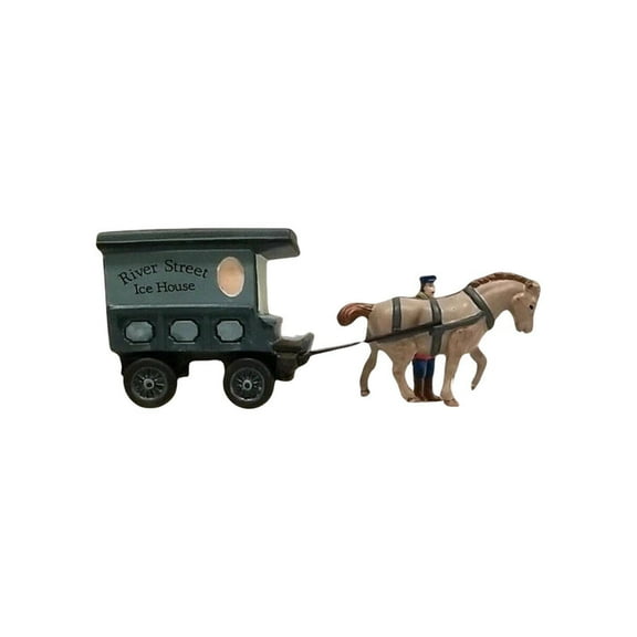 1989 River Street Ice House Cart Heritage Village Collection Department 56 1482641