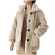 thumbnail image 1 of Abrigo y chaquetas informales de manga larga sin capucha para mujer, otoño e invierno, holgado, de manga larga, sin capucha, de poliéster., 1 of 5
