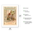 thumbnail image 2 of Hengstenberg - Anker Sewing Machines - Vintage Advertising Poster by A. Vossaert c.1910 - Bamboo Fine Art 290gsm Paper Print (Unframed) 18x24in, 2 of 4