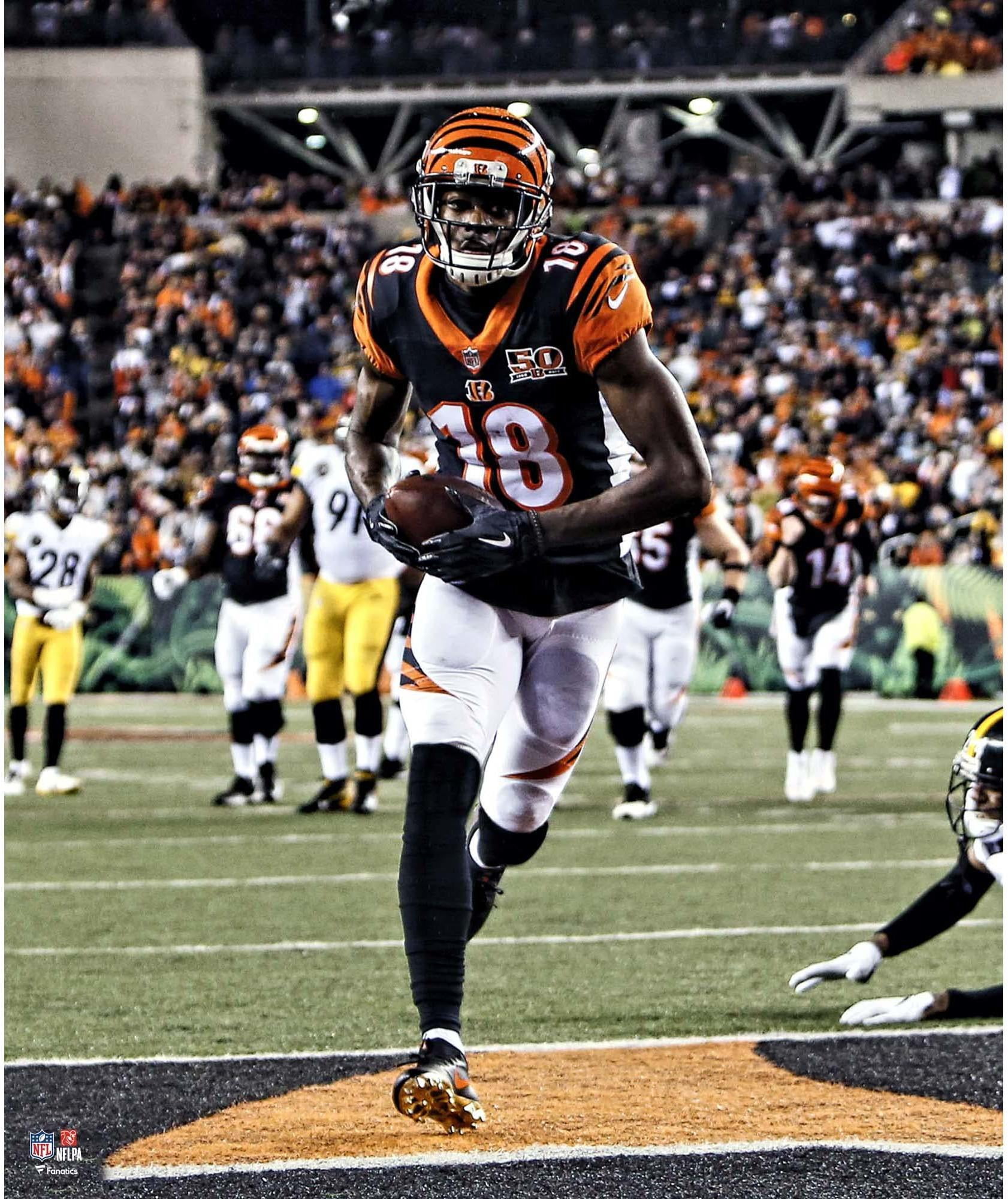 Fanatics Authentic A J Green Cincinnati Bengals Unsigned Running In A Touchdown Photograph Walmart Com Walmart Com