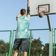 thumbnail image 5 of Xecao Blue Marble print basketball shirt for both men and women, a unisex basketball jersey perfect for theme parties-4X-Large, 5 of 6