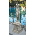 thumbnail image 3 of Design Toscano KY799519 Dione The Divine Water Goddess Greek Garden Statue, 39 Inch, Grande, Antique Stone, 3 of 3