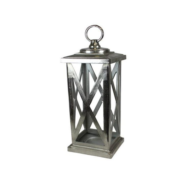 Urban Designs 1370248 26 in. Aluminum Cast Candle Holder Lantern