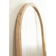 thumbnail image 4 of Kate and Laurel Burlock Modern Burlwood Arched Mirror, 22 x 32, Natural Wood, Transitional Arch Mirror for Use as Vanity Bathroom Mirror or Fireplace Mantel Mirror, 4 of 10