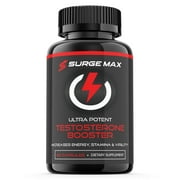 Surge Max Ultra Potent Men Pills, Testo-Booster, Energy, Stamina, Virility (Pack of 1) | Official Store