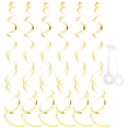 thumbnail image 4 of CIMAXIC Party 6pcs Hanging Swirls Party Ceiling Hanging Decorations Party Decorative Props,27.56"X5.51"X5.51", 4 of 4