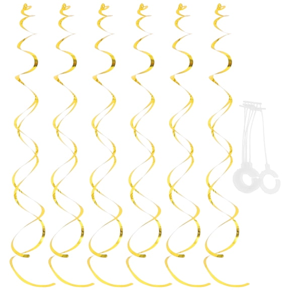 LEXSOMEO 6pcs Hanging Swirls Party Ceiling Hanging Decorations Party Decorative Props