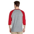 thumbnail image 2 of Gildan G570 Adult Heavy Cotton 3/4-Raglan Sleeve T-Shirt, 2 of 3