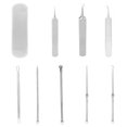 thumbnail image 2 of 8Pcs Stainless Steel Blackhead Remover Whitehead Removal Needle Set, 2 of 3