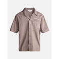 thumbnail image 5 of No Boundaries Boxy Fit Emboridered Mechanic Shirt, Men's XS-5XL, 5 of 5