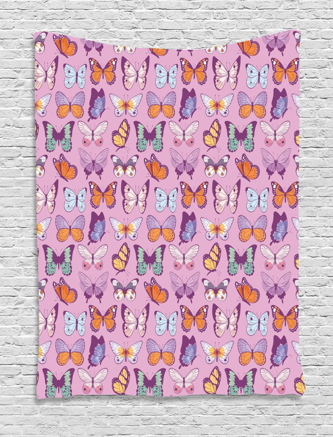 Butterfly Tapestry, Exotic Unique Emperor Butterfly Composition with