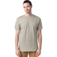 thumbnail image 1 of Hanes Mens ComfortSoft Everyday Crewneck T-Shirts 4-Pack, S, Sand, 1 of 1