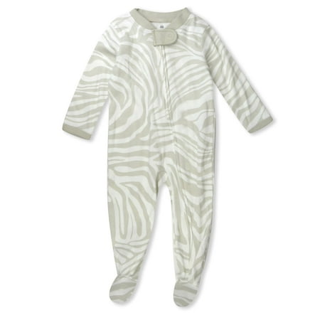 Honest Baby Clothing Organic Cotton Boy/Girl Long Sleeve Sleep N Play, Newborn to 9 Months