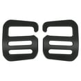 thumbnail image 1 of Uxcell G Hook Webbing Slide Buckles, Metal G Hooks Webbing Buckles Clips Adjustable Buckle for Backpack Luggage Straps Black 20mm, 1 of 7