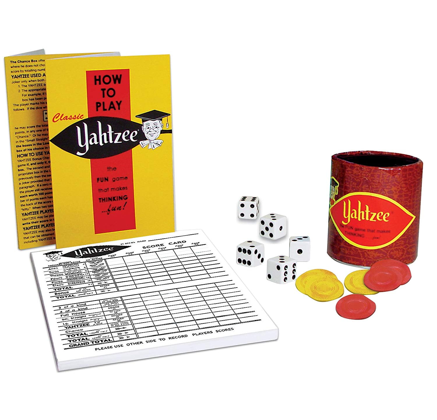 Winning Moves Games Classic Yahtzee - An Exciting Game of Skill And Chance (english Only)