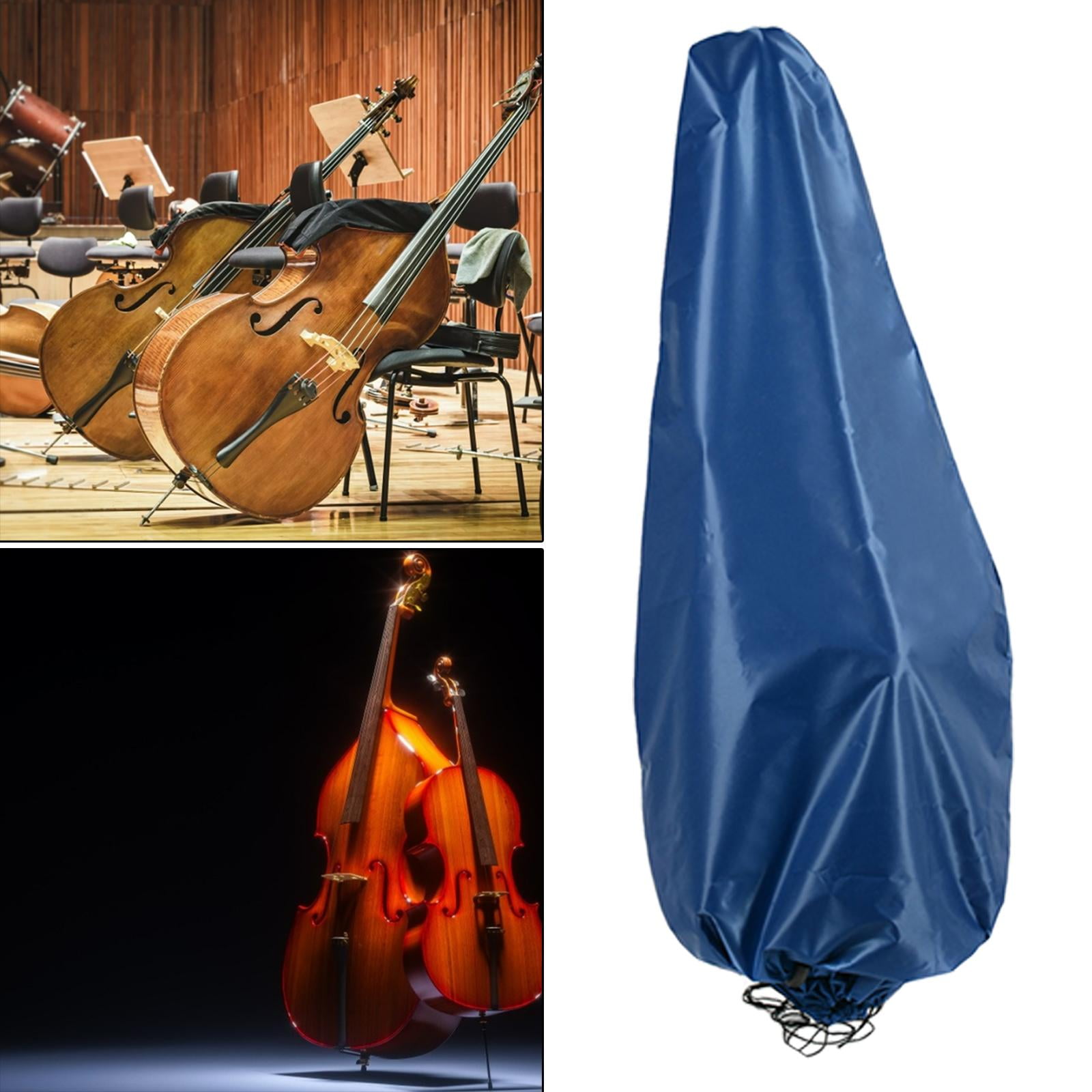 Cloth cello dust cover cello bag protective bag drawstring design dust Satin Fabric