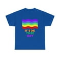 thumbnail image 4 of It's OK to Be Gay Equality Human Rights LGBT Pride Rainbow Plus Size Tops for Women, 4 of 8