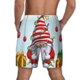 thumbnail image 4 of Gaeub Funny Christmas Gnome Mens Swim Trunks Stretch Beach Shorts Quick Dry for Men Swim Shorts Swimwear with Pockets- Small, 4 of 9
