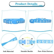 Taihexin 10 Pack Cat Collars with Bells, Puppy Id Collars, Adjustable 7.5-12.6 inch Safety Buckle Nylon Kitten Collar with Name Tag, Cat Collar for Girl Cats Male Cat (10 Colors & 2 ID Tags)