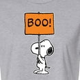 thumbnail image 3 of Peanuts - Snoopy Boo Sign - Juniors Cropped Cotton Blend T-Shirt, 3 of 6