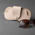 thumbnail image 6 of Portable Sunglasses Storage Bag Glasses Case Hanging Neck PU Leather Glasses Holder Protective Sleeve with Lanyard for Business Travel, 6 of 8