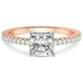 thumbnail image 3 of IGI Certified 2 Carat Cushion Shape Lab Grown Diamond Engagement Ring | 14K Rose Gold | Jia Secret Double Halo Eternity Lab Diamond Ring | FG-VS1-VS2 Quality Friendly Diamonds, 3 of 5
