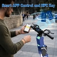 thumbnail image 3 of GLIDEZONE Off-Road Electric Scooter for Adults with 6000W Dual Motor, 40MPH Max Speed, 52 Miles Long Range, 12" All Terrain E-Scooter, 3 of 8