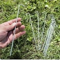 thumbnail image 3 of Katzco Tent and Garden Stakes 9 Inch Heavy Duty Durable Galvanized Tent Peg 30 Piece, 3 of 7