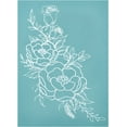 thumbnail image 4 of 11x8.6 Inch Self-Adhesive Silk Screen Printing Stencil Reusable Pattern Stencils Rose Flower, 4 of 8
