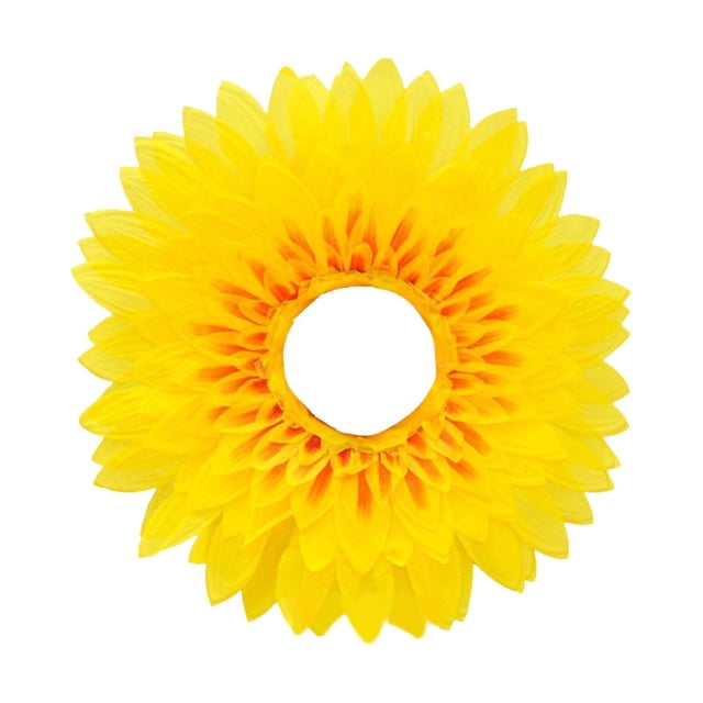 Cara completa flor dibujos animados novedad disfraz foto Prop para fiesta 70cm jinwen Sombreros de cara completa