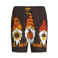 thumbnail image 4 of Fotbe Fall Gnomes Pajama Shorts for Men, Men's Pajama Bottoms, Sleepwear,Short Pajama Pants-XX-Large, 4 of 9