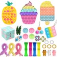 thumbnail image 1 of TheFound Silicone Decompression Toys Set Stress Relief Toys Kit for Adult, 1 of 8