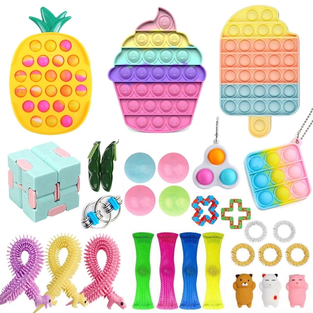 TheFound Silicone Decompression Toys Set Stress Relief Toys Kit for Adult