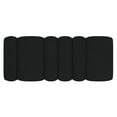 thumbnail image 6 of WHI Contemporary Boucle Fabric Large Ottoman Bench Black, 6 of 6