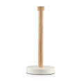 thumbnail image 1 of Bouclair Natural Wood and Metal Paper Towel Holder, 1 of 3