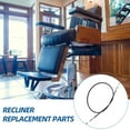 thumbnail image 3 of LOLIPPYY Câble de Remplacement pour Poignée de Fauteuil Inclinable Ergonomique pour Fauteuil de Salon et de Barbier, Repose-Pieds Réglable, 3 of 8