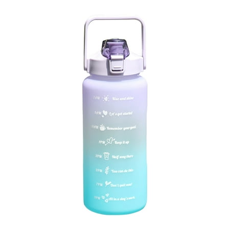 

Fitness Sports Water Bottle Plastic Large Capacity Water Bottle With Tick Mark Outdoor Climbing Bicycle Kettle