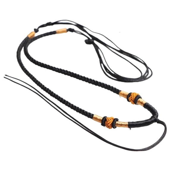 lanema Braided Adjustable Length Necklace Cord Traditional Chinese Necklace Chain Long Necklace Rope for Daily Wear
